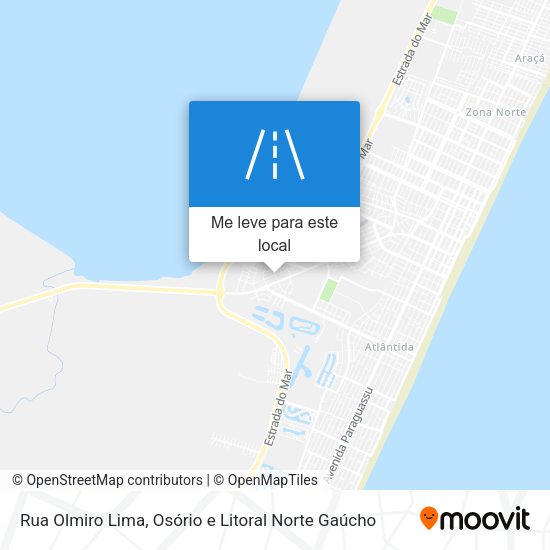 Rua Olmiro Lima mapa