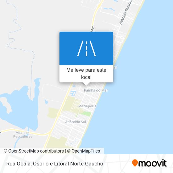 Rua Opala mapa