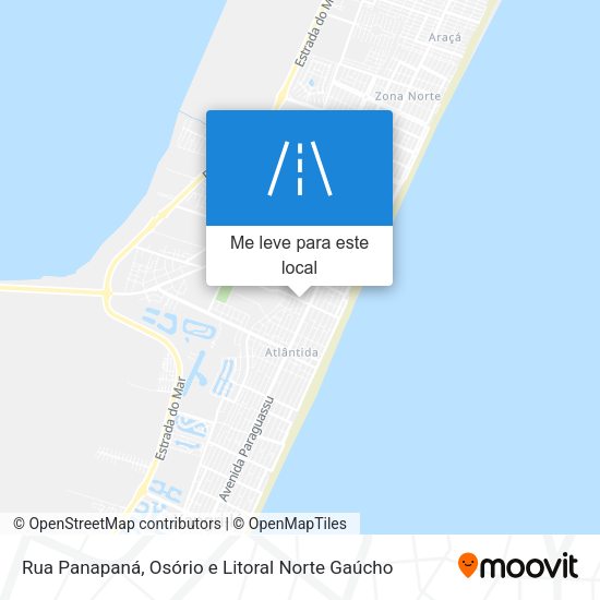 Rua Panapaná mapa