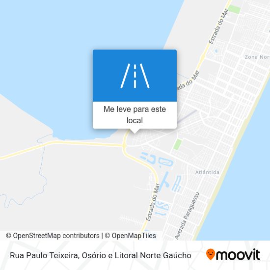 Rua Paulo Teixeira mapa