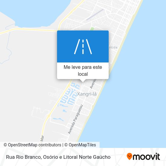 Rua Rio Branco mapa