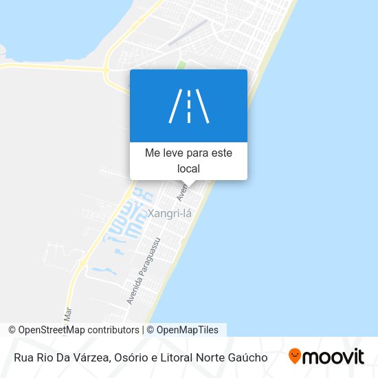 Rua Rio Da Várzea mapa