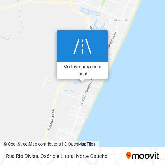 Rua Rio Divisa mapa