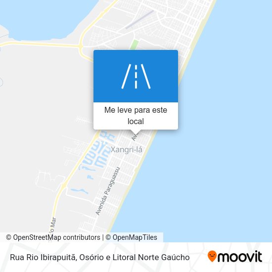 Rua Rio Ibirapuitã mapa