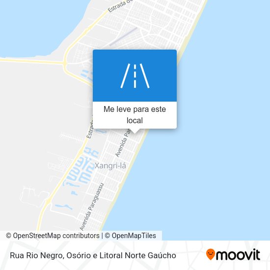 Rua Rio Negro mapa