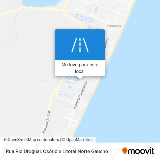 Rua Rio Uruguai mapa