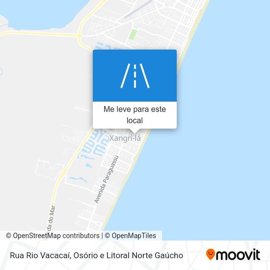 Rua Rio Vacacaí mapa