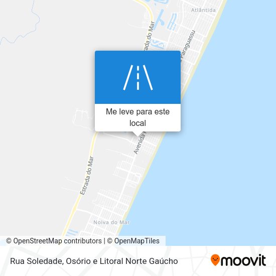 Rua Soledade mapa
