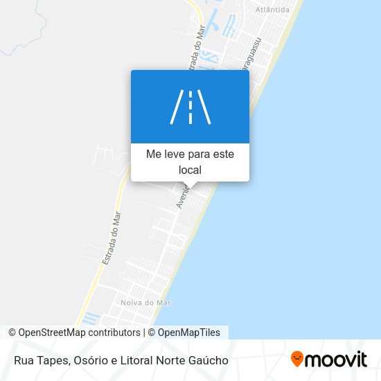 Rua Tapes mapa