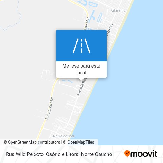 Rua Wild Peixoto mapa