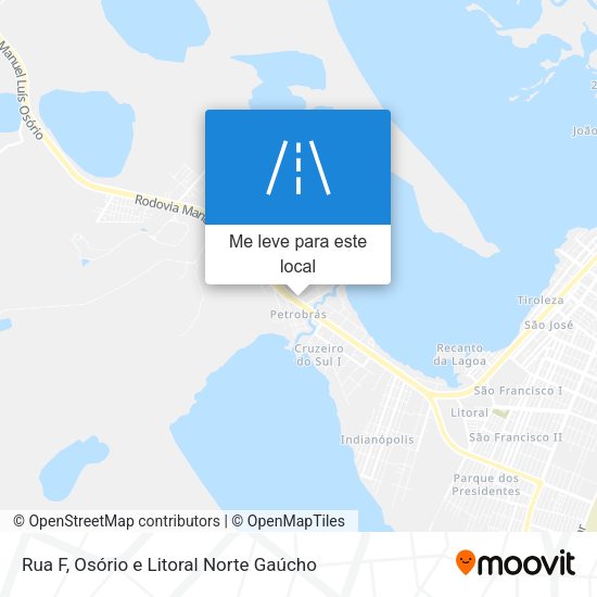 Rua F mapa