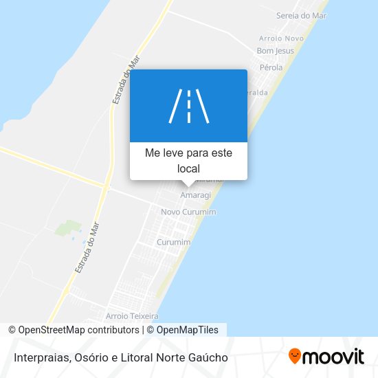 Interpraias mapa
