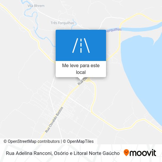 Rua Adelina Ranconi mapa