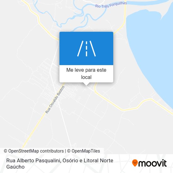 Rua Alberto Pasqualini mapa