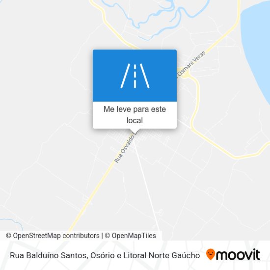 Rua Balduíno Santos mapa