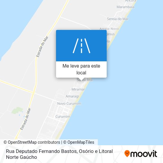 Rua Deputado Fernando Bastos mapa