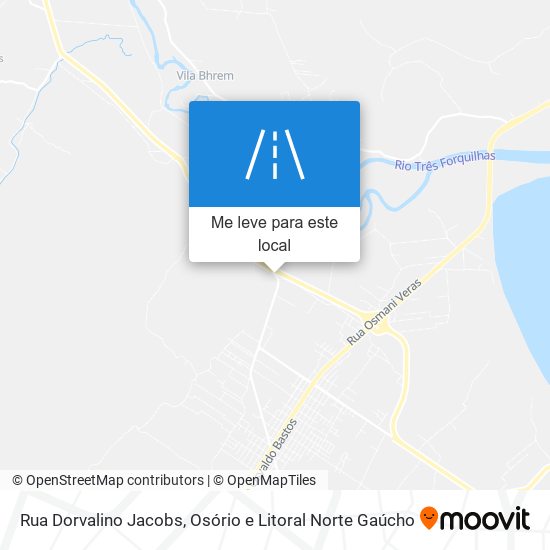 Rua Dorvalino Jacobs mapa