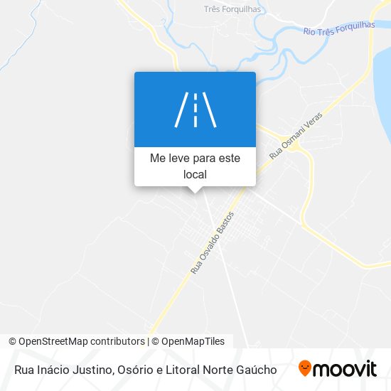 Rua Inácio Justino mapa