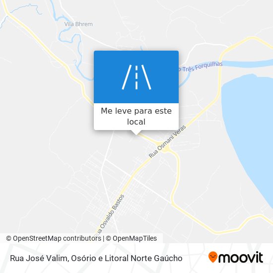 Rua José Valim mapa