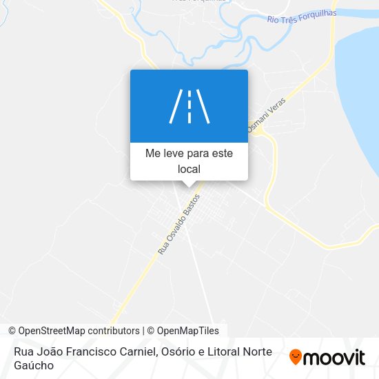 Rua João Francisco Carniel mapa