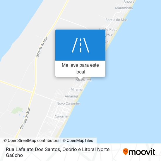 Rua Lafaiate Dos Santos mapa
