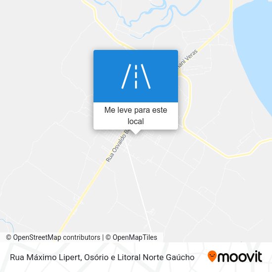 Rua Máximo Lipert mapa