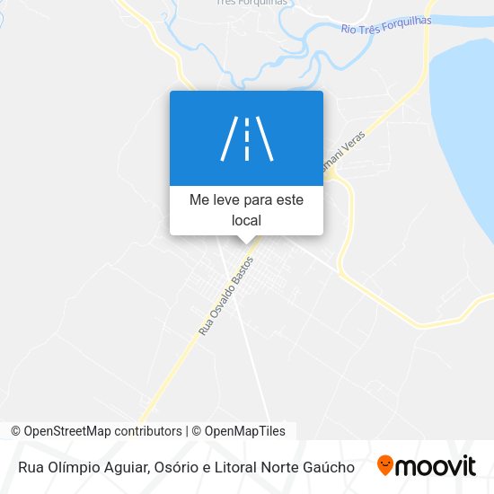 Rua Olímpio Aguiar mapa