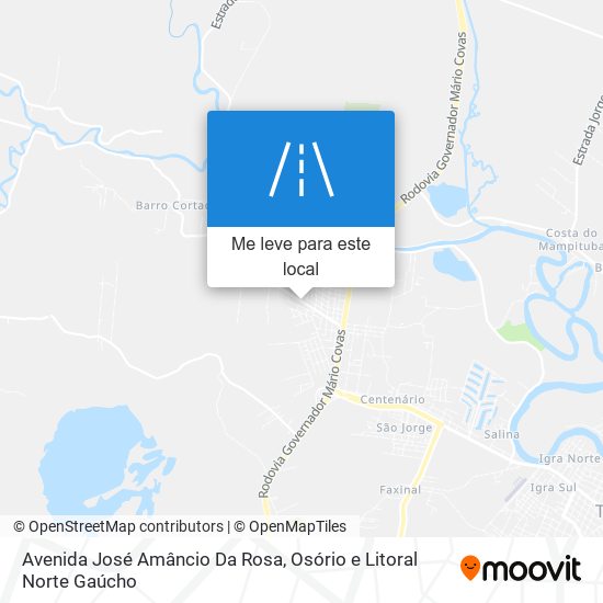 Avenida José Amâncio Da Rosa mapa