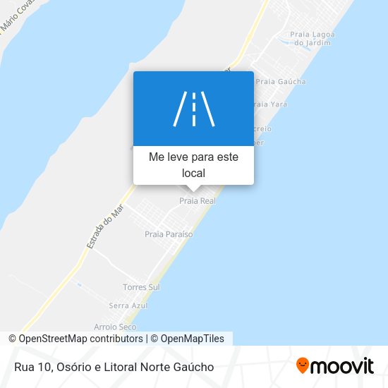 Rua 10 mapa
