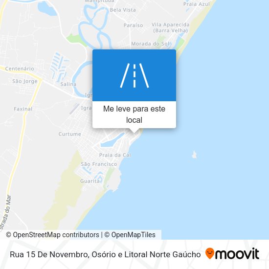 Rua 15 De Novembro mapa