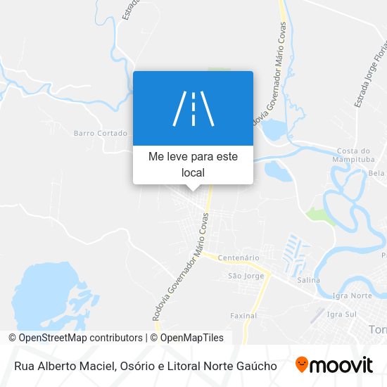 Rua Alberto Maciel mapa