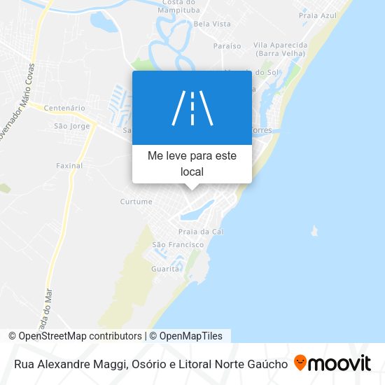 Rua Alexandre Maggi mapa