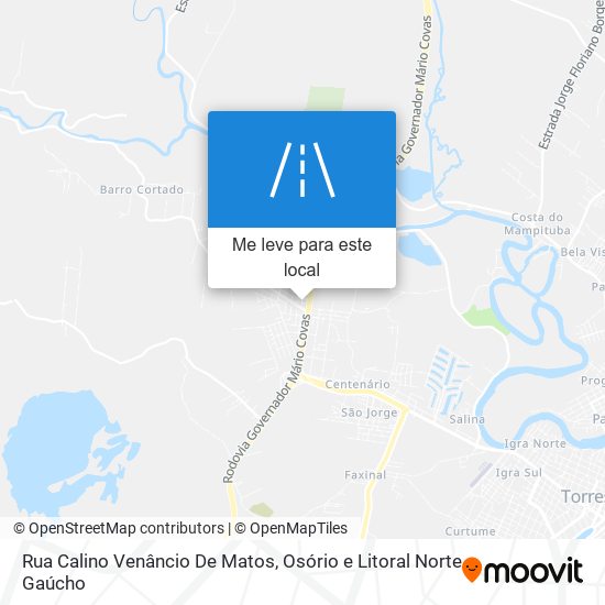 Rua Calino Venâncio De Matos mapa