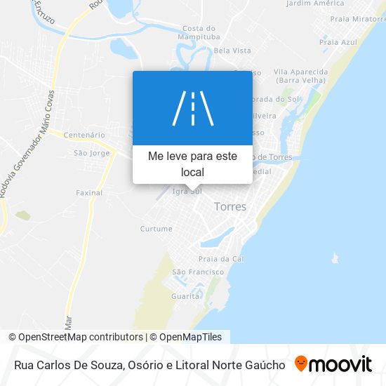 Rua Carlos De Souza mapa