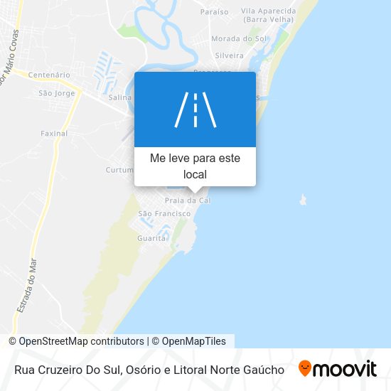 Rua Cruzeiro Do Sul mapa
