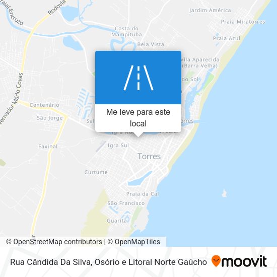 Rua Cândida Da Silva mapa