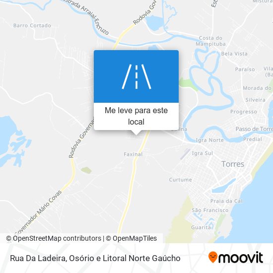 Rua Da Ladeira mapa
