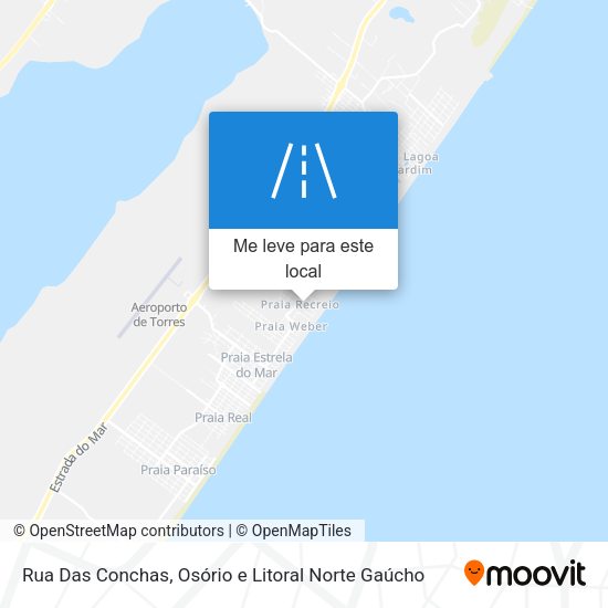 Rua Das Conchas mapa