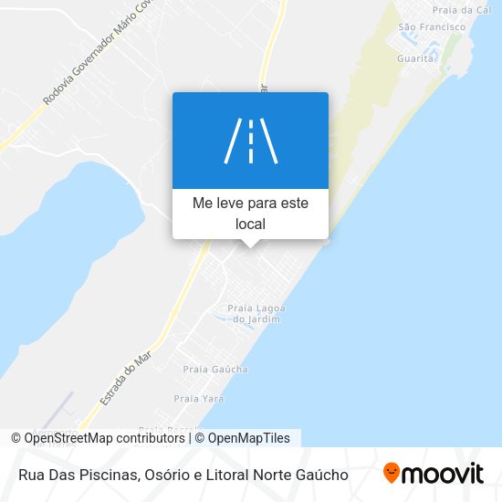 Rua Das Piscinas mapa