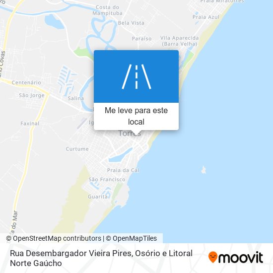 Rua Desembargador Vieira Pires mapa