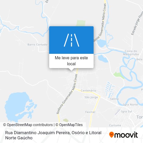 Rua Diamantino Joaquim Pereira mapa