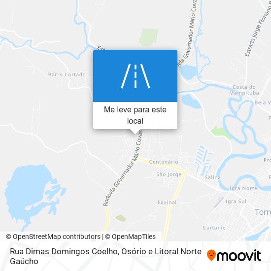 Rua Dimas Domingos Coelho mapa
