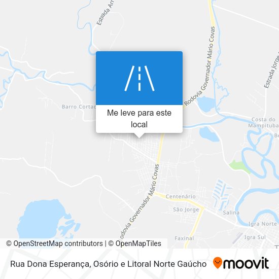 Rua Dona Esperança mapa