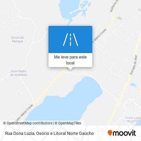 Rua Dona Luzia mapa