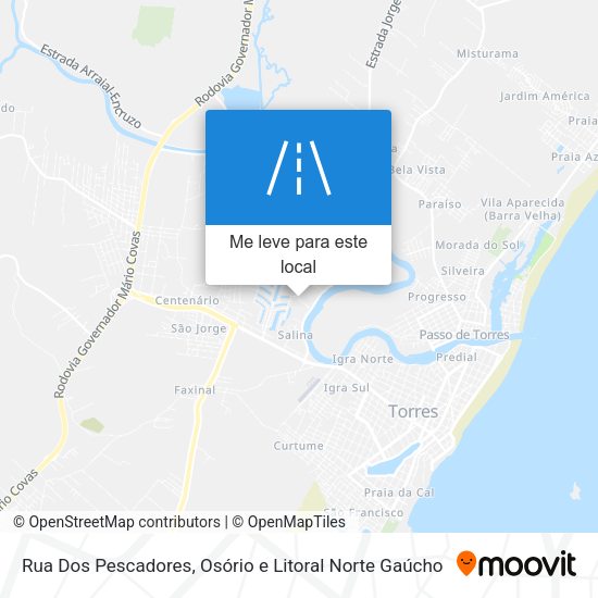 Rua Dos Pescadores mapa