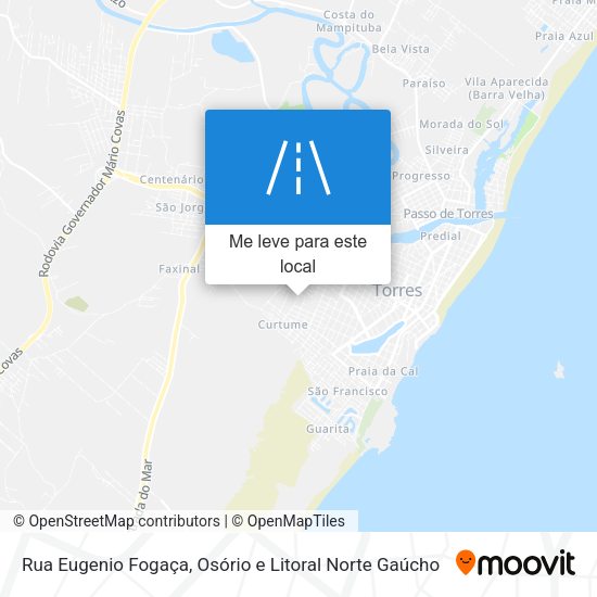 Rua Eugenio Fogaça mapa