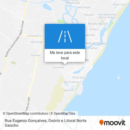 Rua Eugenio Gonçalves mapa