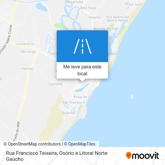 Rua Francisco Teixeira mapa