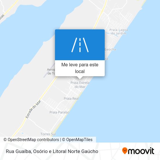 Rua Guaíba mapa