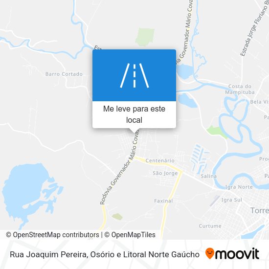 Rua Joaquim Pereira mapa